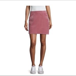 a.n.a. Mauve Pink Corduroy Mini Skirt Size 4